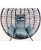 Фото, картинка, зображення Подвесное кресло-качалка кокон B-183A коричнево-серое