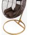 Фото, картинка, изображение Подвесное кресло-качалка кокон B-183B коричневое