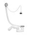 Фото, картинка, изображение Сифон для ванны VIEGA 1 1/2″x40/50 с переливом пластик белый 573973 (311537)