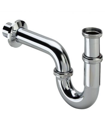 Фото, картинка, изображение Сифон для раковини VIEGA 1 1/4″х1 1/4″ хром трубный б/г 305611