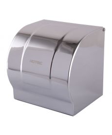 Фото, картинка, зображення Тримач туалетного паперу HOTEC 16.623а з кришкою, (122*120*126mm) Stainless Steel