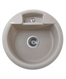Фото, картинка, зображення Гранітна мийка Globus Lux GURON піщаний 480мм-А0004