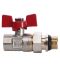 Фото, картинка, зображення Кран кульовий прямий з американкою WATERVALVE Q003 NV-V123 1/2″ ЗB