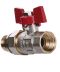 Фото, картинка, зображення Кран кульовий прямий з американкою WATERVALVE Q003 NV-V123 1/2″ ЗB