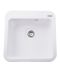 Фото, картинка, зображення Гранітна мийка Globus Lux BARBORA білий 510х510мм-А0007
