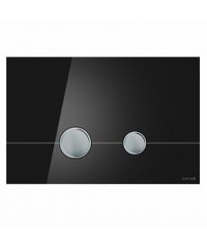 Фото, картинка, изображение Кнопка слива Cersanit STERO черное стекло
