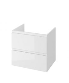 Фото, картинка, изображение MODUO 60 Шкафчик под умывальник на столешницу с отверстием для сифона белый