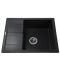 Фото, картинка, зображення Гранітна мийка Globus Lux ONE чорний 650х500мм-А0002
