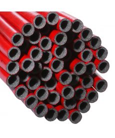 Фото, картинка, зображення Утеплювач EXTRA червоний для труб (9мм), ф18 ламінований Теплоізол