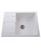 Фото, картинка, зображення Гранітна мийка Globus Lux ONE білий 650х500мм-А0007