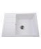 Фото, картинка, зображення Гранітна мийка Globus Lux ONE білий 650х500мм-А0007