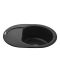 Фото, картинка, зображення Гранітна мийка Globus Lux MORAINE чорний 600х470мм-А0001