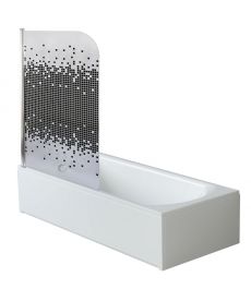 Фото, картинка, изображение Шторка для ванной BRAVO ELBA 80В Mosaic