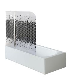 Фото, картинка, изображение Шторка для ванной BRAVO ENZA 120B Mosaic