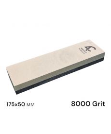 Камень точильный (Coticule Schist) 175мм*50мм, 8000/0 Grit, гранатовый сланец и подкладка (210AC)