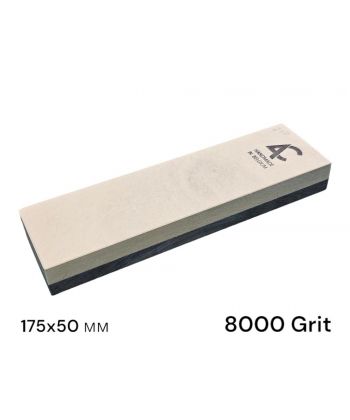 Камень точильный (Coticule Schist) 175мм*50мм, 8000/0 Grit, гранатовый сланец и подкладка (210AC)