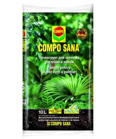 Фото, картинка, зображення Торфосмесь для зеленых растений и пальм Compo Sana,10 л